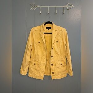 Talbots - Mustard Yellow Lightweight Jacket - XS